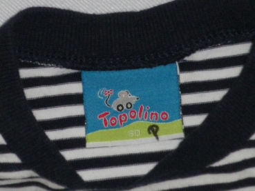 Ringelshirt Gr. 86 Topolino blau weiß