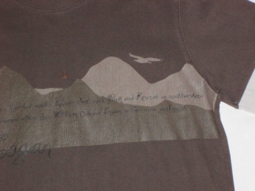 Langarmshirt Gr. 158 Fitz braun Mount Logan