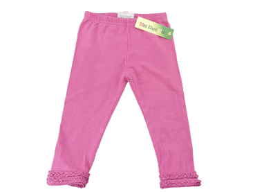 Leggins Gr. 74/80 Topomini pink mit Rüschen