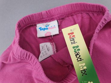 Leggins Gr. 74/80 Topomini pink mit Rüschen