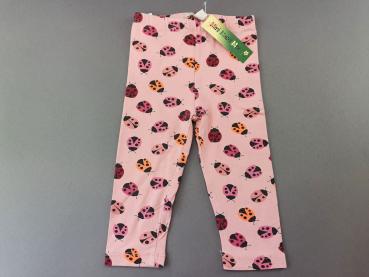 Leggins Gr. 74/80 Esprit rosa mit Marienkäferchen