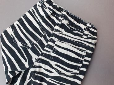 Zebrajeans Gr. 80/86 Topolino schwarz/weiß