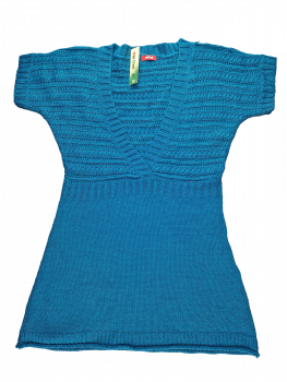 Strickhänger Gr. 170/176 Fit-Z blau kurzarm