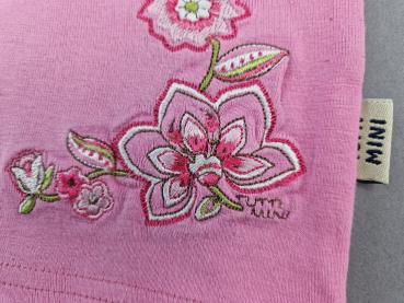 Langarmshirt Gr. 68/74 tutti Mini rosa/weiß mit Blümchen