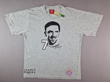 T-Shirt Gr. 164 grau FC Bayern München Franck Ribéry