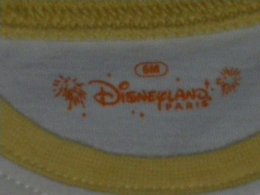 T-Shirt Gr. 68/74 Disneyland Paris orange/weiß Winnie Pooh