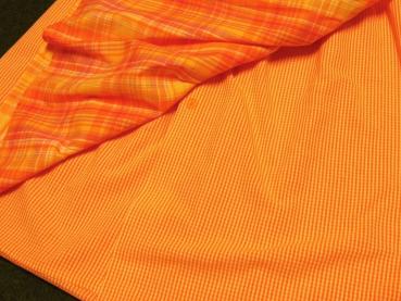 Sommerkleid Gr. 128 kidzonly orange kariert mit Schürze