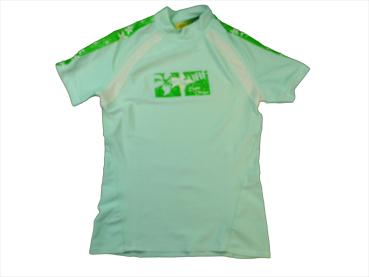 Sportshirt Gr. 146/152 Aldi mintgrün Blume Badeshirt