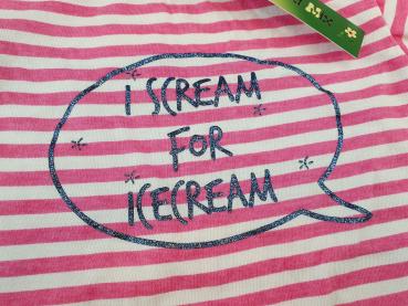 Flügelshirt Gr. 86 Topomini rosa/weiß icecream