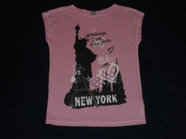 T-Shirt Gr. 152/158 b.p.c. Rosa Freiheitsstatue New York