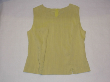 ärmellose Bluse Gr. 40 grün Stretch