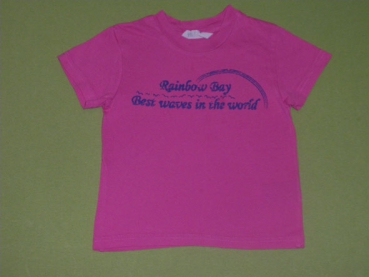 T-Shirt Gr. 92/98 H&M rosa mit Schriftzug