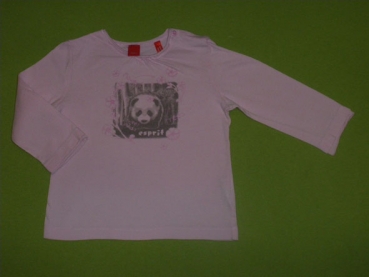 Langarmshirt Gr. 80 Esprit rosa mit Bär