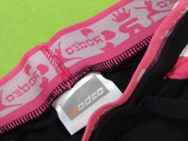 Sportanzug Gr. 92/98 Rodec schwarz/pink kurzarm