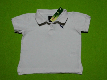 Poloshirt Gr. 80 H&M weiß kurzarm