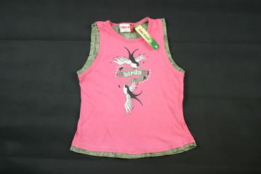 Top Gr. 104/110 Yigga rosa/oliv 2-Lagen-Look birds