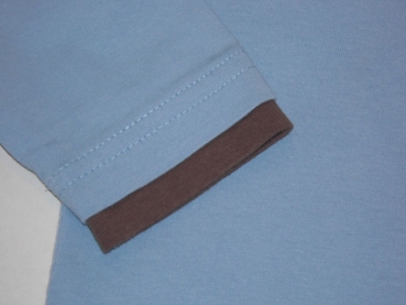 Langarmshirt Gr. 98 Tom Tino braun und hellblau
