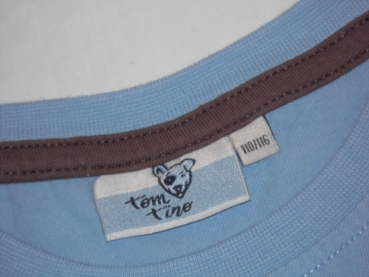 Langarmshirt Gr. 98 Tom Tino braun und hellblau