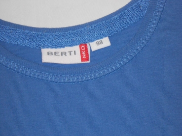 Langarmshirt Gr. 104 Berti hellblau