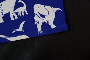 Badeshirt Strandshirt Gr. 74/80 MiniBoden blau mit Dinos