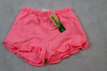 kurze Sweatshorts Gr. 104 Zara neonrosa mit Rüschen