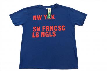 T-Shirt Gr. 110/116 und Gr. 134/140 Zara blau Los Angeles