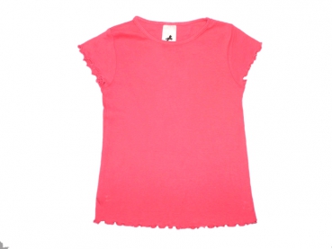 T-Shirt Gr. 92 C&A rosa mit Wellensaum