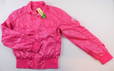 leichte Jacke Gr. 146/152 rosa Glitzer