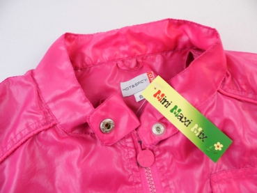 leichte Jacke Gr. 146/152 rosa Glitzer