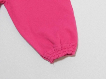 süße Sweathose Gr. 62/68 pink mit Wellensaumverzierung