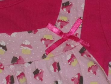 Langarmshirt Gr. 74 rosa pink 2 Lagenlook