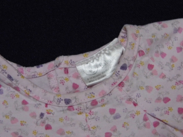 Blusenshirt Gr. 74 rosa mit Tulpen