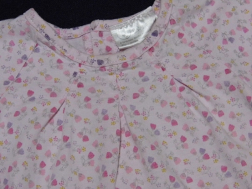 Blusenshirt Gr. 74 rosa mit Tulpen