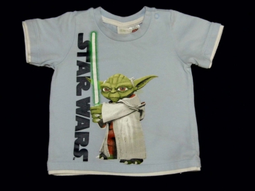 T-Shirt Gr. 68/74 H&M Star Wars hellblau