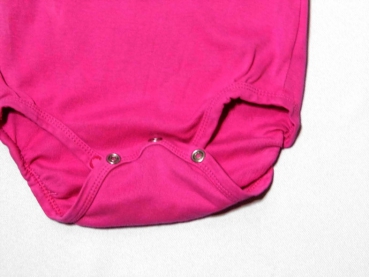 Langarmbody Gr. 74/80 H&M Bio pink