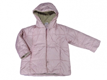 Anorak Gr. 92 Aldi altrosa mit Blümchen