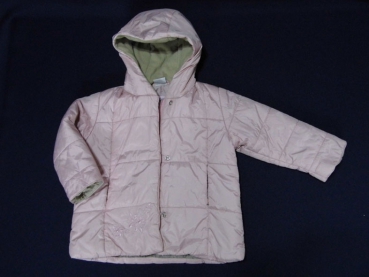 Anorak Gr. 92 Aldi altrosa mit Blümchen