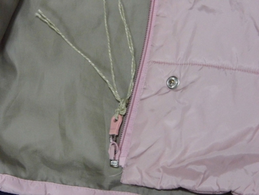 Anorak Gr. 92 Aldi altrosa mit Blümchen