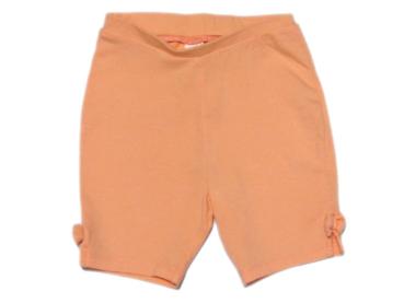 Stretchshorts Gr. 80/86 C&A  orange einfarbig mit Schleifchen *zwillinge*