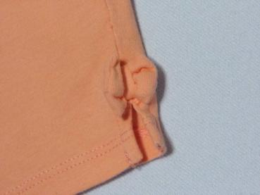 Stretchshorts Gr. 80/86 C&A  orange einfarbig mit Schleifchen *zwillinge*