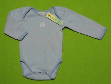 Ringelbody Gr. 62/68 Twinnies langarm hellblau