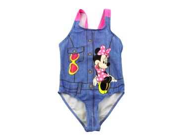 Badeanzug Gr. 116 C&A Jeans/rosa Minnie Mouse