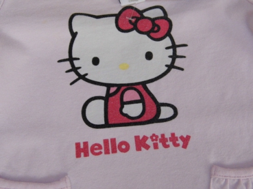 süßes Stretchshirt Gr. 62 H&M rosa mit Hello Kitty langarm