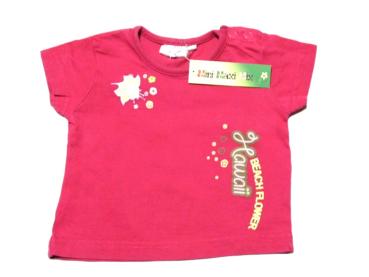 T-Shirt Gr. 50/56 Aldi pink Beach Flower