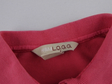 Poloshirt Gr. 68/74 H&M pink kurzarm