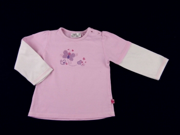 Langarmshirt Gr. 74 rosa 2 Lagenlook