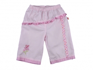 Sommerhose Gr. 62/68 rosa mit Rüschen