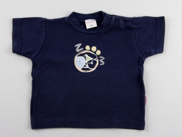 T-Shirt Gr. 62 Baby Butt blau mit Aufdruck