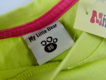 T-Shirt Gr. 80 litte bear gelb/rosa