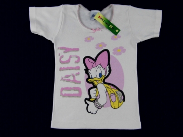 T-Shirt Gr. 92 Disney Daisy weiß/rosa Unterhemd